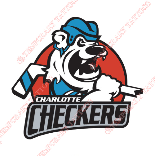 Charlotte Checkers Customize Temporary Tattoos Stickers NO.8994